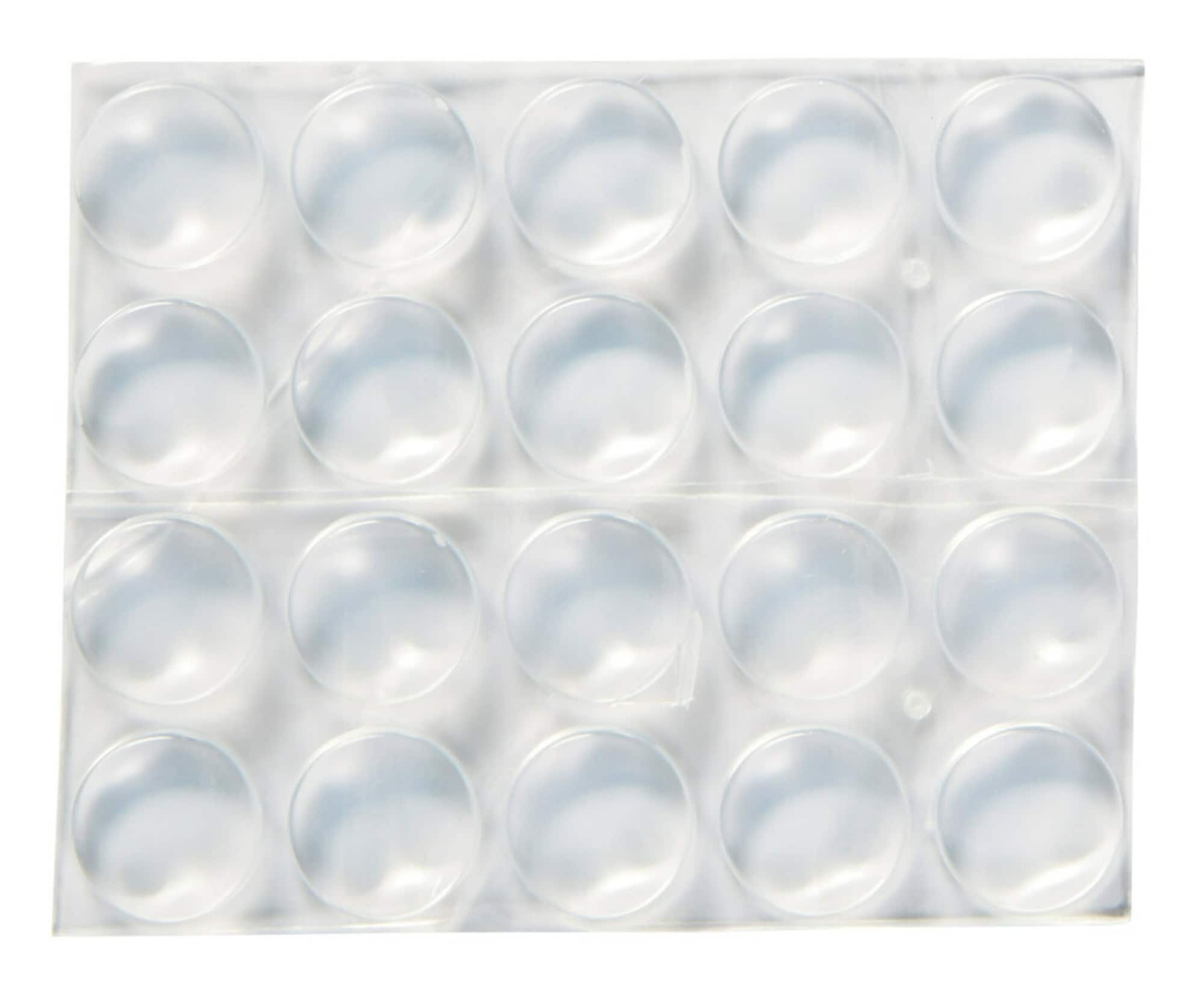 Scotch™ 1/2" Clear Self-Stick Rubber Bumper Pads, 20ct.